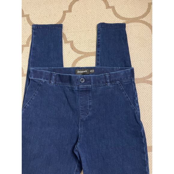 Betabrand 2 pockets Denim Pull On Skinny Jeans, Size: Medium Long,Style W1155-IN - Picture 2 of 13